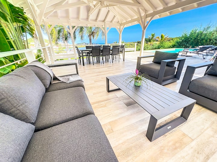 Villa avec piscine et vue mer — vue 3