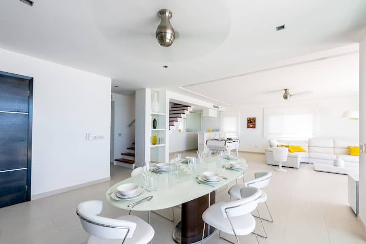 Penthouse panoramique sur le lagon — vue 8